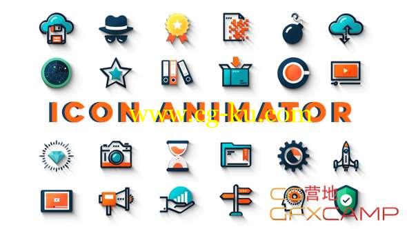 AE模板-线条图标ICON动画 Icon Animator的图片1