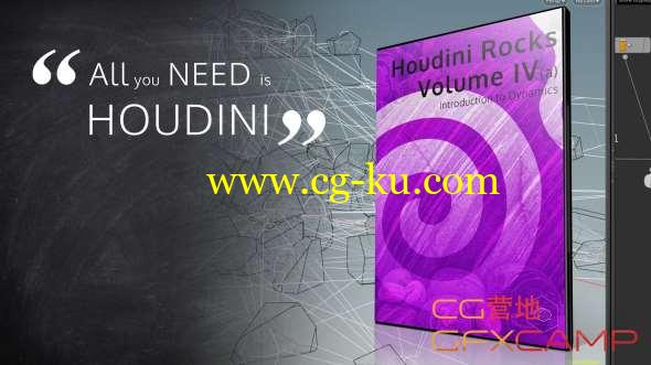 Houdini动力学基础教程 CGCircuit - VFX'n'GO - Houdini Rocks - Volume 4a - Introduction to Dynamics的图片1