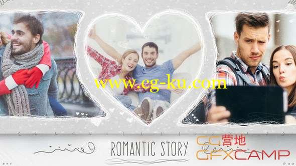 AE模板-浪漫婚礼照片相册片头 Romantic Wedding的图片1