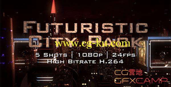未来科幻城市视频素材 Videohive Futuristic City Pack的图片1