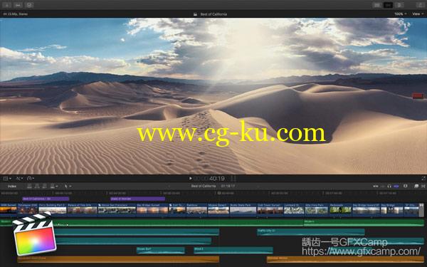 Apple Final Cut Pro X / FCPX v10.4.5 中文版/英文版/多语言破解版的图片1