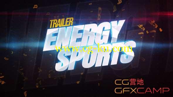 AE模板-能量体育视频包装片头 Energy Sports Promo的图片1