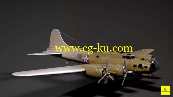 飞机贴图制作教程 Udemy - How to Texture 3D Aircraft Model in Maya & Substance Painter的图片1