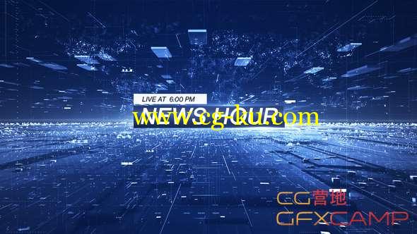 PR预设-现代科技感新闻开场 News Opener的图片1