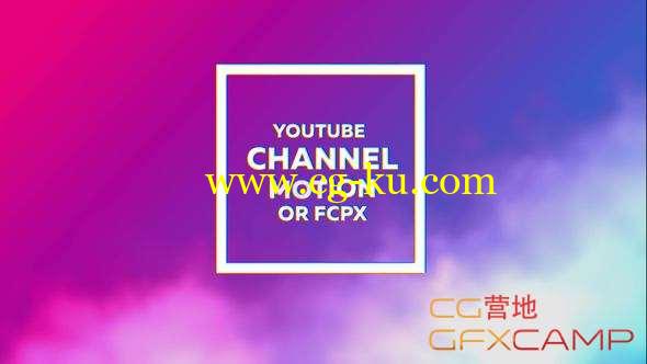 FCPX插件-信号损坏时尚视频包装 Glitch Youtube Channel Kit的图片1