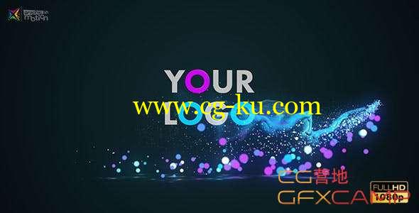 AE模板-发光粒子Logo动画 Glow Particles Logo的图片1