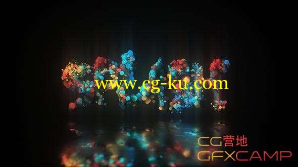 AE模板-漂亮发光粒子汇聚Logo动画 Glow Particle Logo的图片1