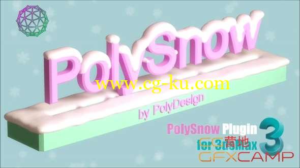 3DS MAX雪覆盖模拟插件 CGTrader - PolySnow V4的图片1