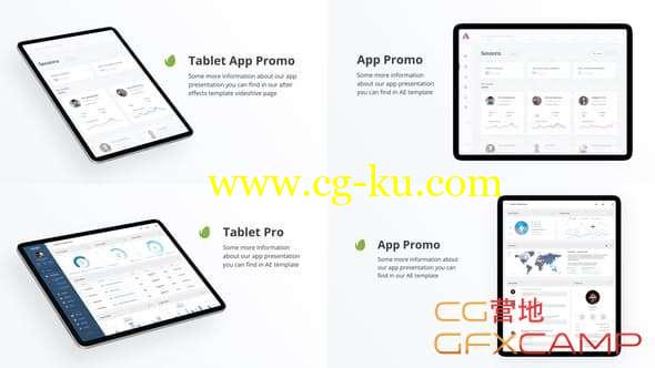 AE模板-iPad平板商品APP介绍宣传动画 Tablet Pro Presentation Kit的图片1