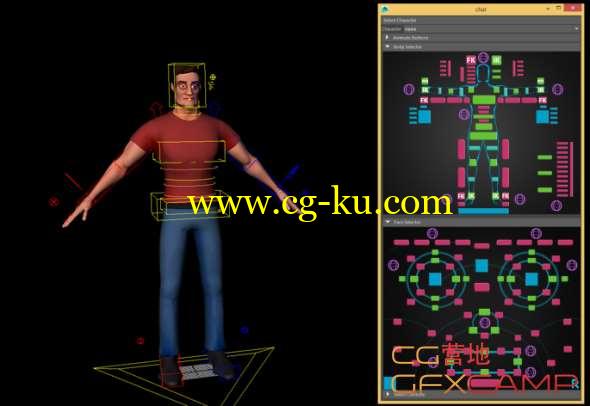 Maya角色动画绑定工具包插件 Perseus Animation Toolkit + Character Rig For Maya 2015-2018的图片1