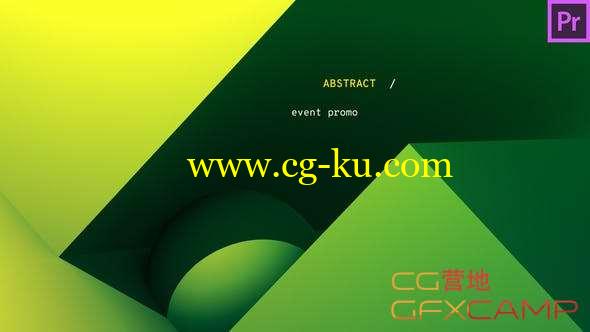 PR预设-抽象三维动画背景栏目包装 Gradient - Abstract Event Promo Premiere Pro的图片1