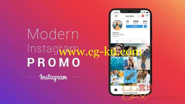 AE模板-手机竖屏INS时尚视频宣传 Modern Instagram Promo的图片1