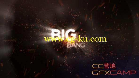 AE模板-粒子撞击Logo动画 Big Bang Particle Logo Reveal的图片1