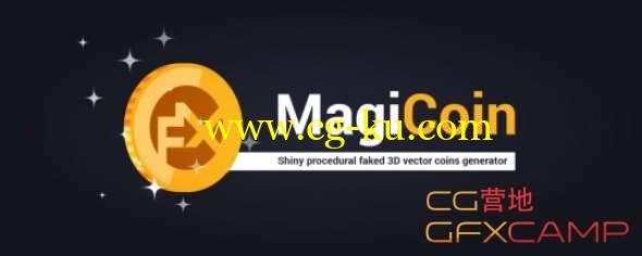 金币硬币翻转MG动画AE脚本 Aescripts FX MagiCoin v1.0的图片1