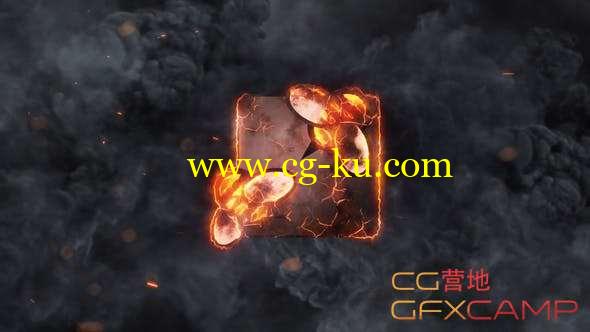 AE模板-爆炸火焰能量Logo动画 Epic Explosions Logo Reveal的图片1