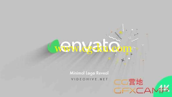 AE模板-简洁线条Logo动画 Minimal Logo Reveal的图片1