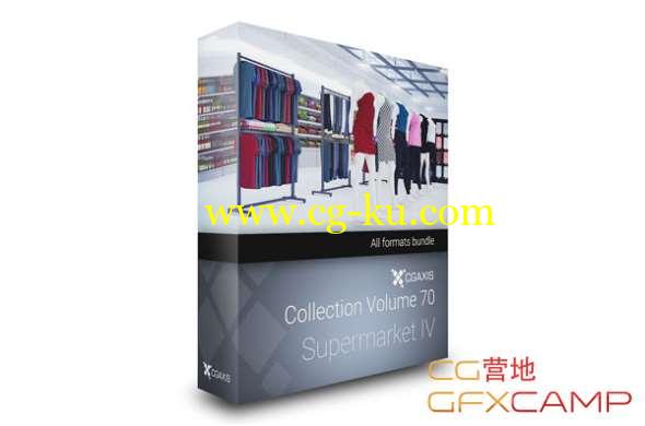 超市物品C4D模型预设 CGAXIS - Supermarket IV Collection for Cinema 4D Volume 70的图片1