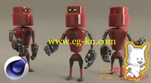 三维机器人C4D建模教程 Skillshare - 3D Character Creation in Cinema 4D: Modeling a 3D Robot的图片1