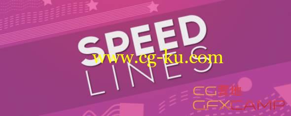 线条拖尾效果MG动画制作AE脚本 Aescripts Speed Lines v1.4 + 使用教程的图片1