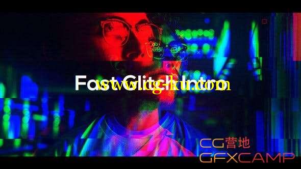 AE模板-色彩分离快速图片开场 Fast Glitch Intro的图片1