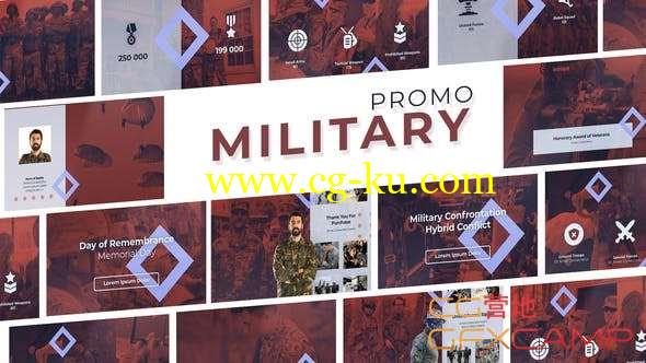 AE模板-军队武装宣传包装片头 Airsoft War - Military Promo的图片1