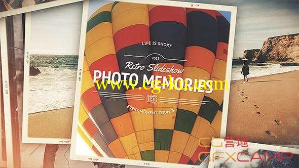 AE模板-回忆照片相册展示片头 Photo Memories - Retro Slideshow的图片1