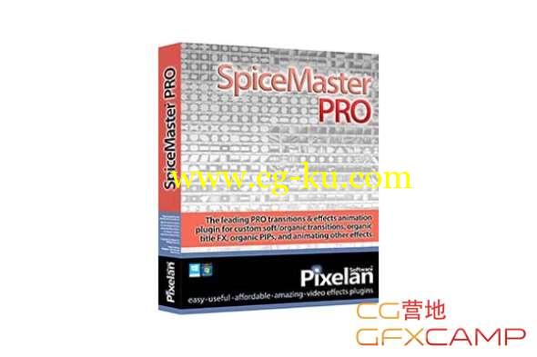 AE/Premiere/Vegas视频特效转场插件 Pixelan SpiceMaster Pro 3.02 Win破解版的图片1