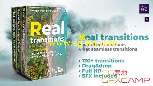 AE模板-手机电视投影照片真实视频转场 Real transitions的图片1