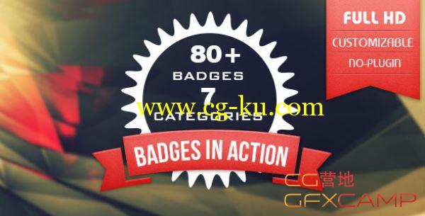 AE模板-80个徽章标题文字 Videohive 80+ Badges : Corporate/Festival/Neon/Organic的图片1