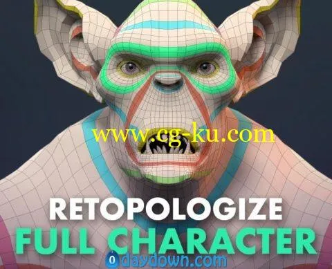 FlippedNormals – How to Retopologize a Full Character with Henning and Morten的图片1