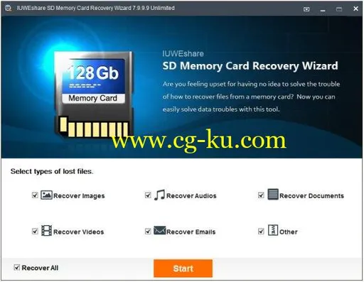 IUWEshare SD Memory Card Recovery Wizard 7.9.9.9 Unlimited / AdvancedPE的图片1