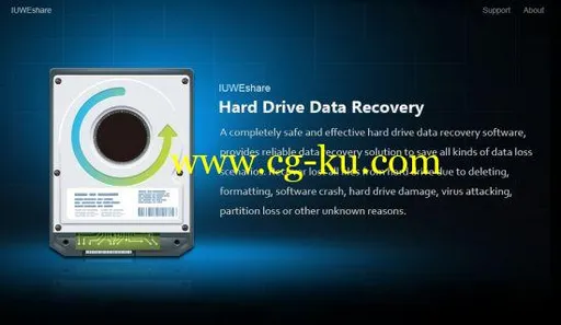 IUWEshare Hard Drive Data Recovery Professional 7.9.9.9的图片1