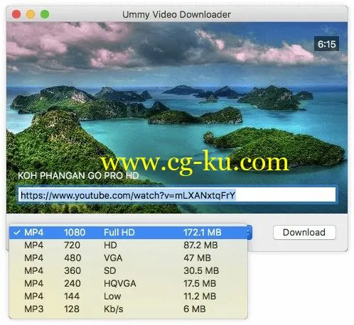 Ummy Video Downloader 1.70 MacOSX的图片1