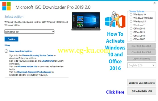 Microsoft ISO Downloader Pro 2019 2.1 Multilingual的图片1