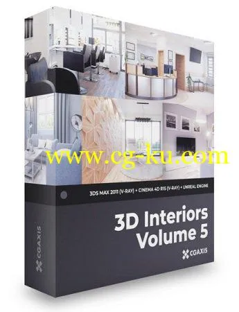 CGAxis – 3D Interiors Collection Volume 5的图片1