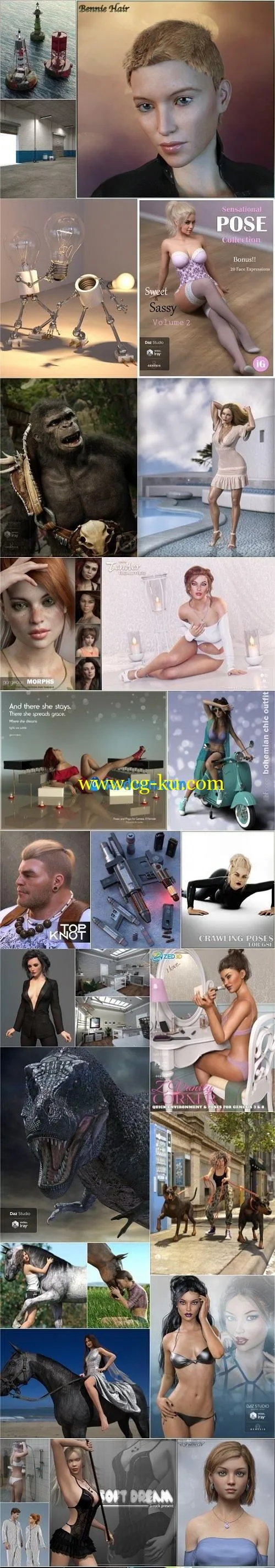 Daz 3D, Poser Bundle 4 August 2019的图片1