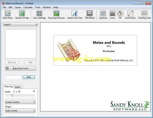 Sandy Knoll Software Metes and Bounds Pro 5.5.2的图片1