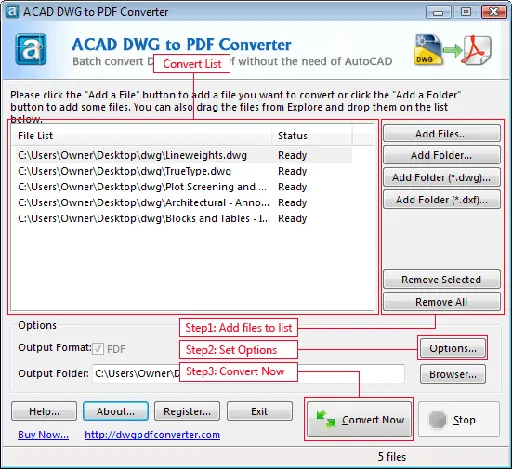 ACAD DWG to PDF Converter 9.8.2.4的图片1