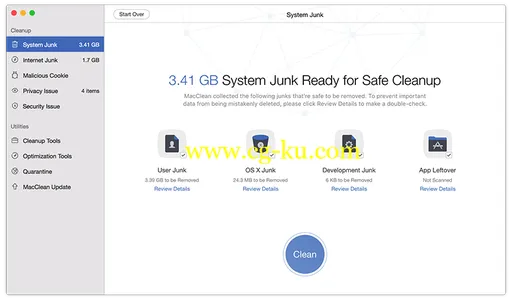 MacClean 3.5.0 MacOSX的图片1