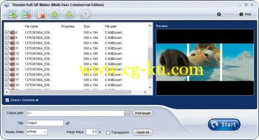 ThunderSoft GIF Maker 2.7.0的图片1