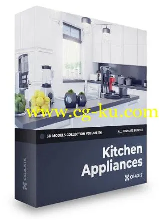 CGAxis – Kitchen Appliances 3D Models Collection – Volume 116的图片1