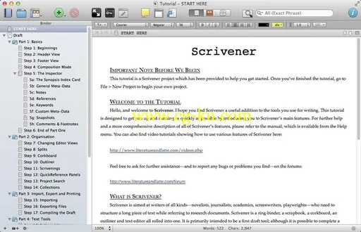 Scrivener 3.1.3 MacOSX的图片1