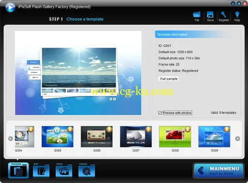 iPixSoft Flash Gallery Factory 2.6.0的图片1