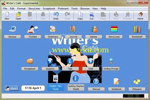 Anthemion Software Writers Cafe 2.44.0 Multilingual MacOSX的图片1