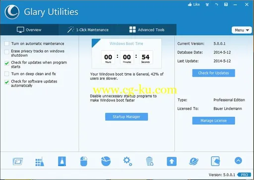 Glary Utilities Pro 5.127.0.152 Multilingual的图片1