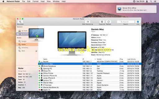 Network Radar 2.7.2 Multilingual MacOSX的图片1