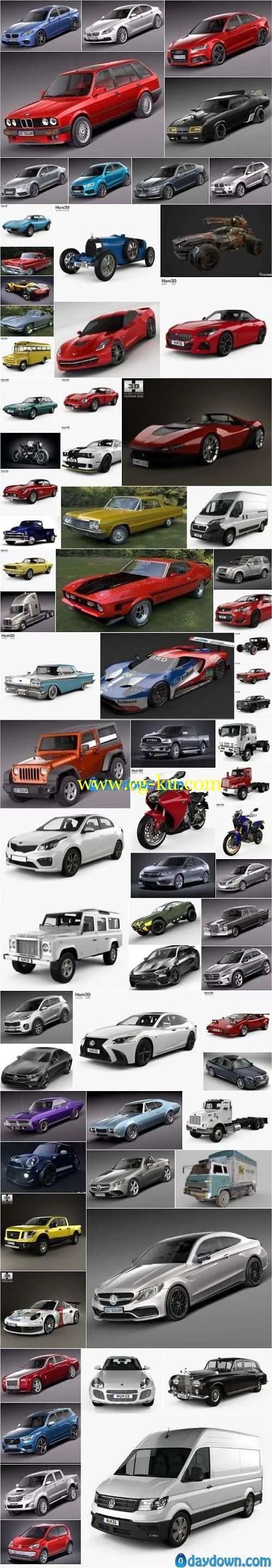 Car 3D Model Bundle September 2019的图片1