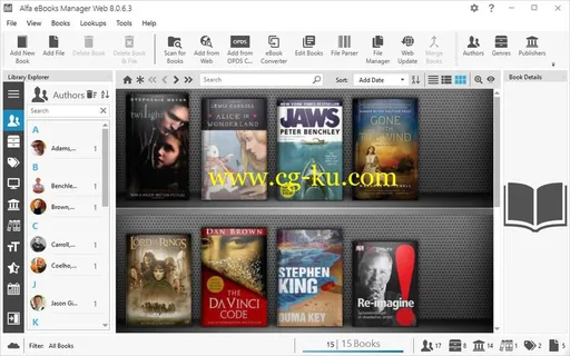 Alfa eBooks Manager Web 8.2.0.1 Multilingual的图片1