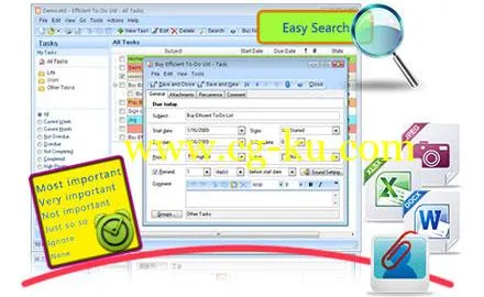 Efficient To-Do List 5.60 Build 555 Multilingual的图片1