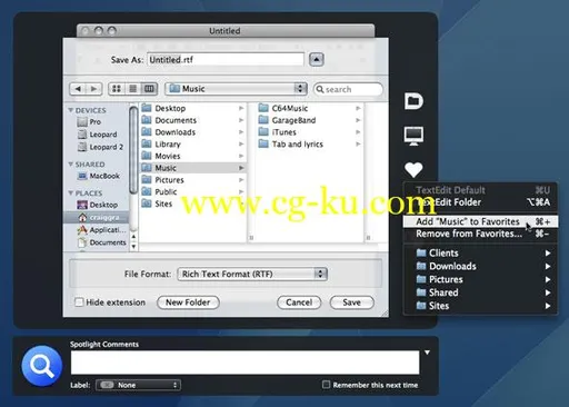 Default Folder X 5.4b4 MacOSX的图片1